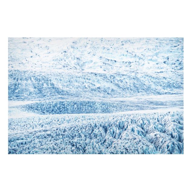 Billeder landskaber Icelandic Glacier Pattern