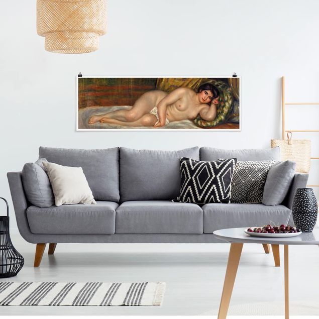 Kunst stilarter impressionisme Auguste Renoir - Lying female Nude (Gabrielle)