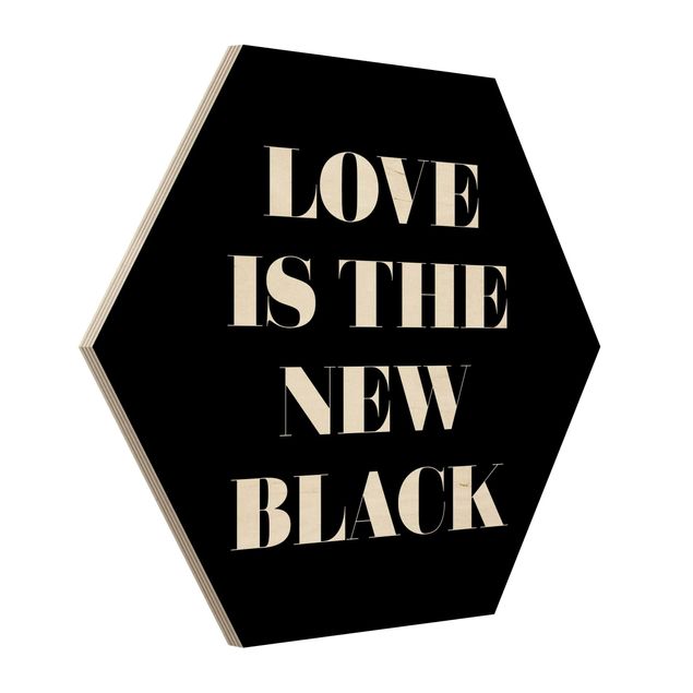 Sekskantede billeder Love Is The New Black