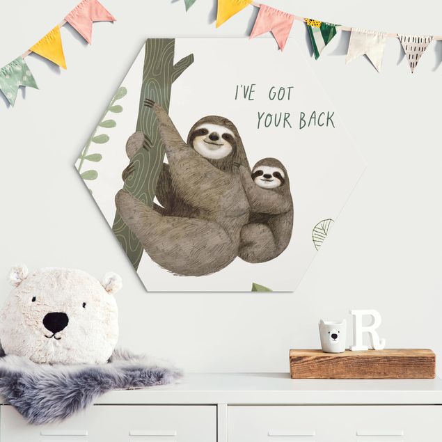 Billeder ordsprog Sloth Sayings - Back