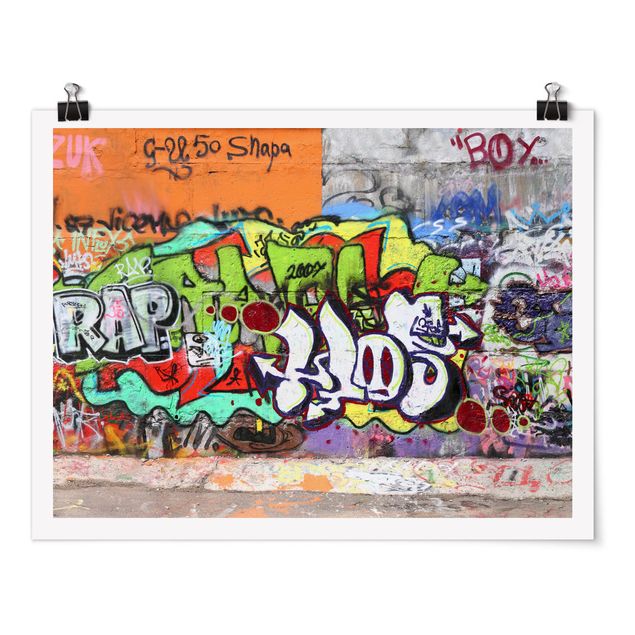Plakater ordsprog Graffiti Wall