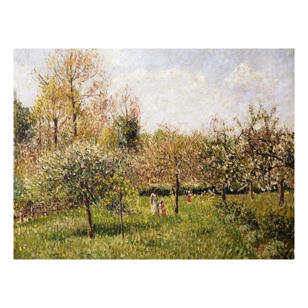 Kunst stilarter post impressionisme Camille Pissarro - Spring In Eragny