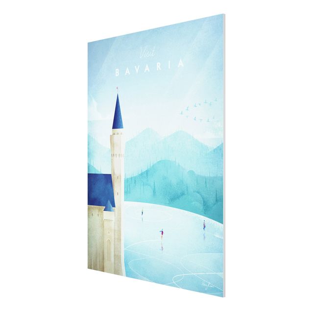Billeder kunsttryk Travel Poster - Bavaria