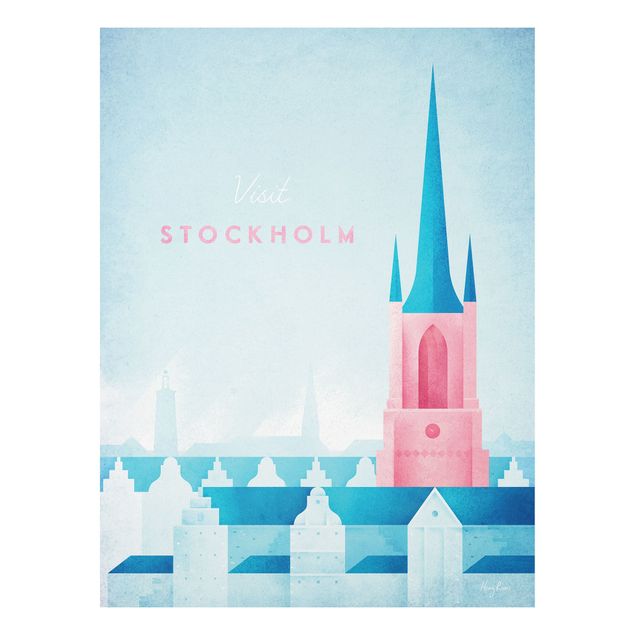 Billeder arkitektur og skyline Travel Poster - Stockholm