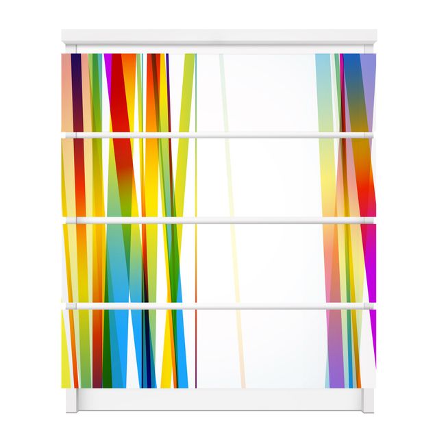 Møbelfolier Rainbow Stripes