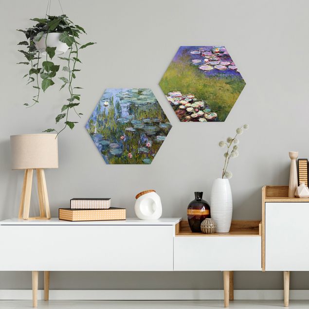 Kunst stilarter impressionisme Claude Monet - Water Lilies Set