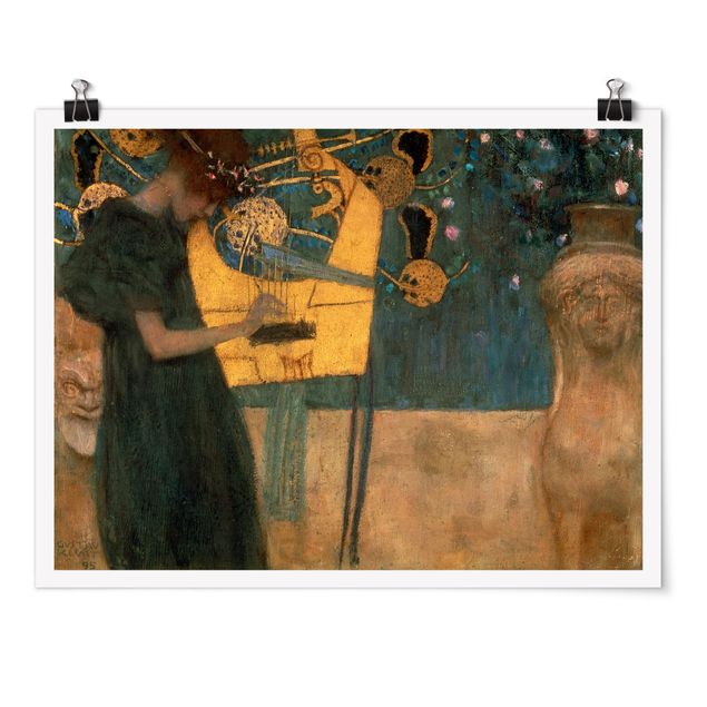 Plakater kunsttryk Gustav Klimt - Music