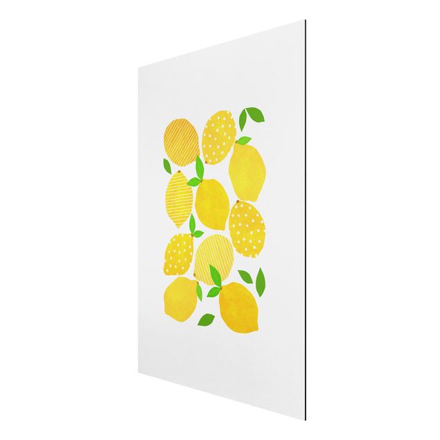 Billeder kunsttryk Lemon With Dots