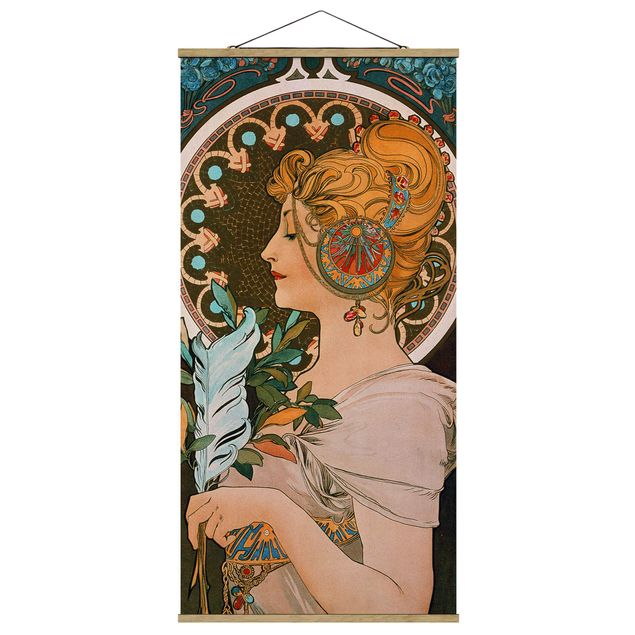 Billeder fjedre Alfons Mucha - The Feather
