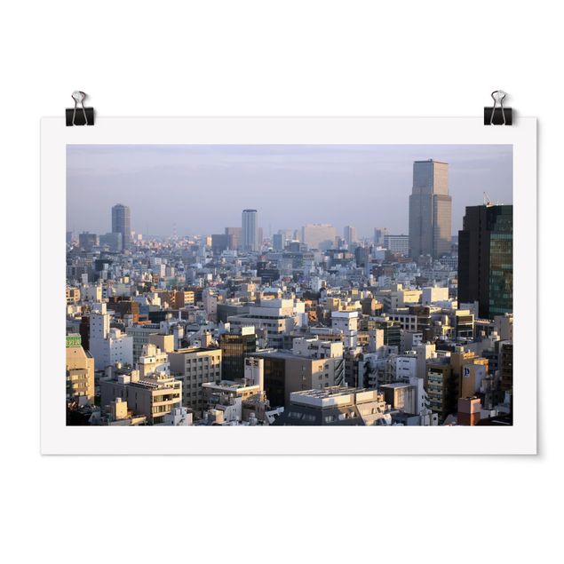 Plakater arkitektur og skyline Tokyo City