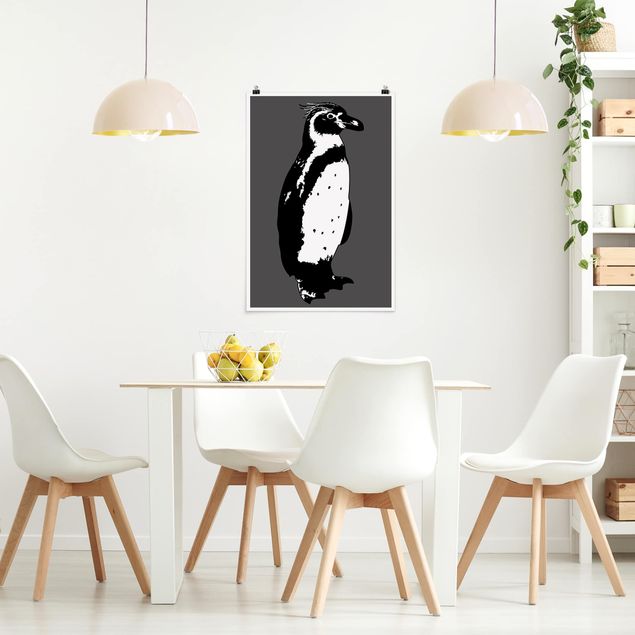 Plakater dyr No.TA5 Penguin