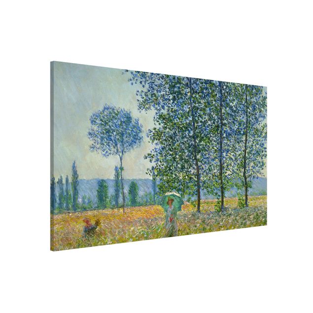 Kunst stilarter impressionisme Claude Monet - Fields In Spring