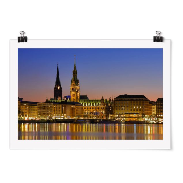 Billeder moderne Hamburg Panorama