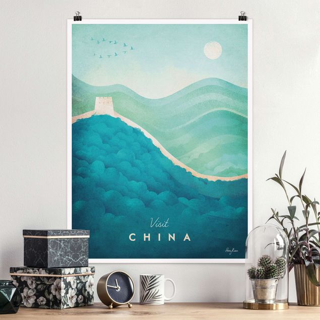 køkken dekorationer Travel Poster - China