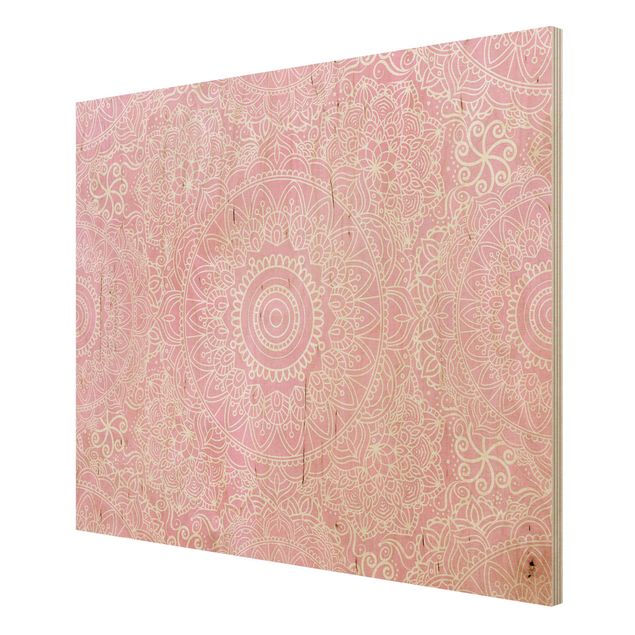 Billeder Pattern Mandala Light Pink