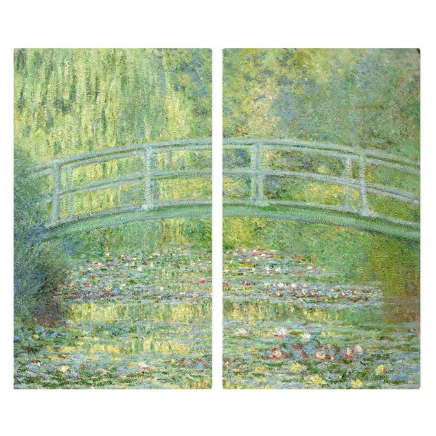 Komfur dækplader Claude Monet - Japanese Bridge