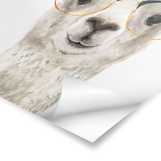 Plakater Hip Lama With Glasses I