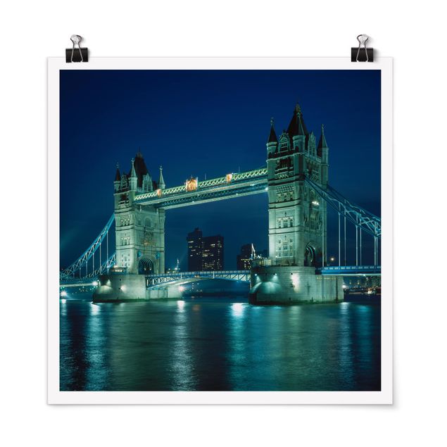 Plakater arkitektur og skyline Tower Bridge