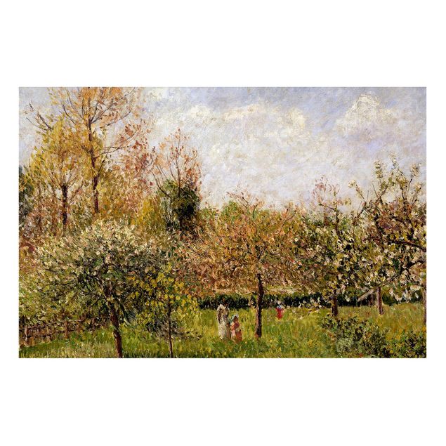 Kunst stilarter impressionisme Camille Pissarro - Spring In Eragny