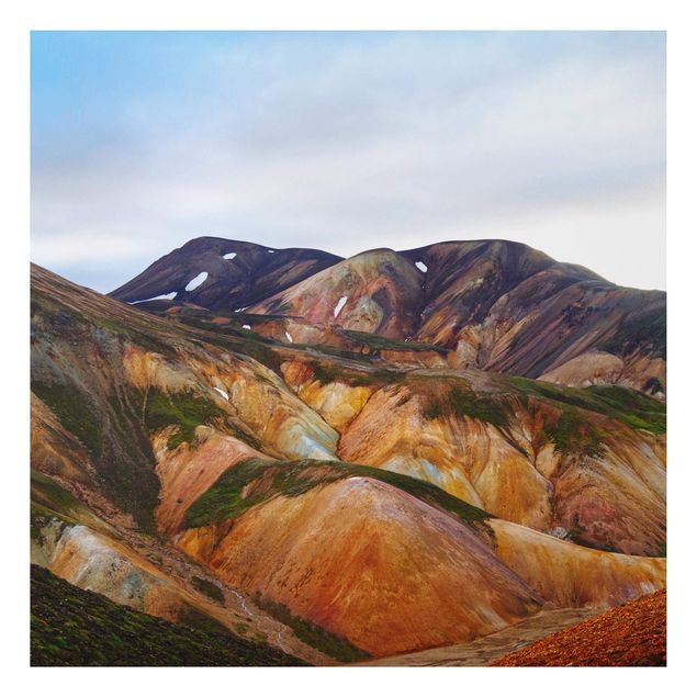 Billeder bjerge Colourful Mountains In Iceland