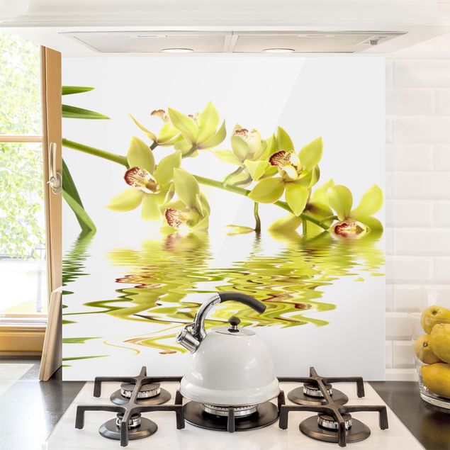 køkken dekorationer Elegant Orchid Waters