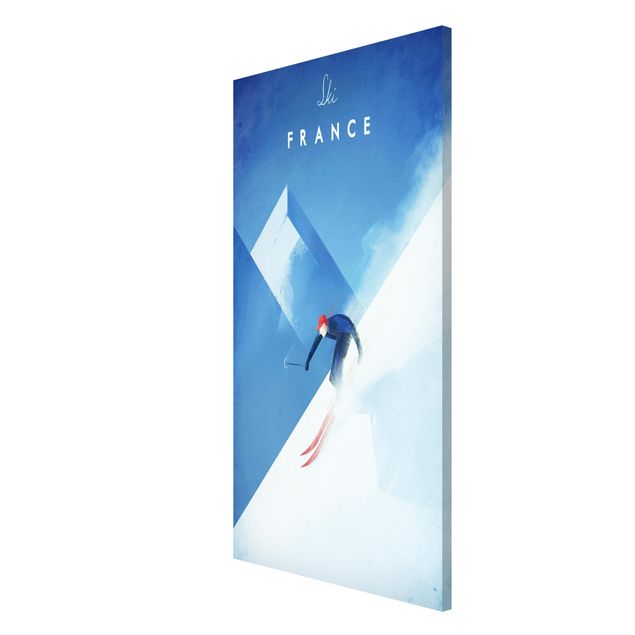 Billeder landskaber Travel Poster - Ski In France