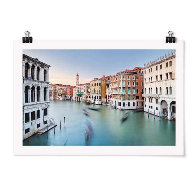 Billeder arkitektur og skyline Grand Canal View From The Rialto Bridge Venice