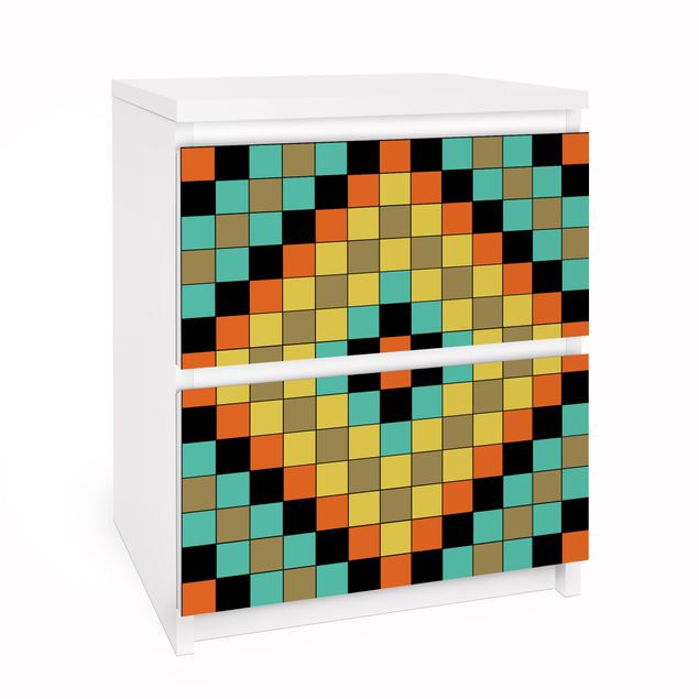 Selvklæbende folier mønstre Colourful Mosaic