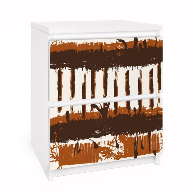 Selvklæbende folier mønstre Billy Bookshelf – Ethno Strips
