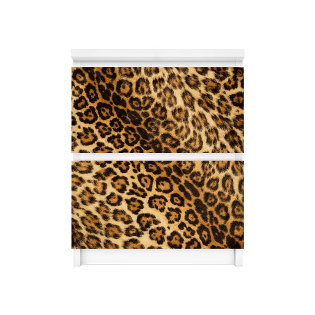 Selvklæbende folier gul Jaguar Skin