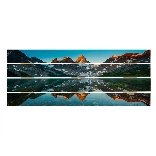 Billeder Mountain Landscape At Lake Magog In Canada