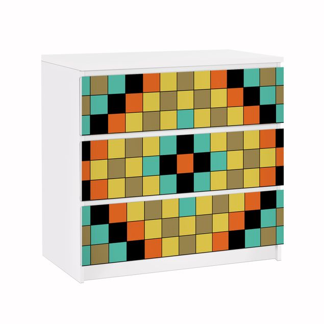Selvklæbende folier mønstre Colourful Mosaic
