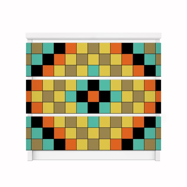 Selvklæbende folier fliselook Colourful Mosaic