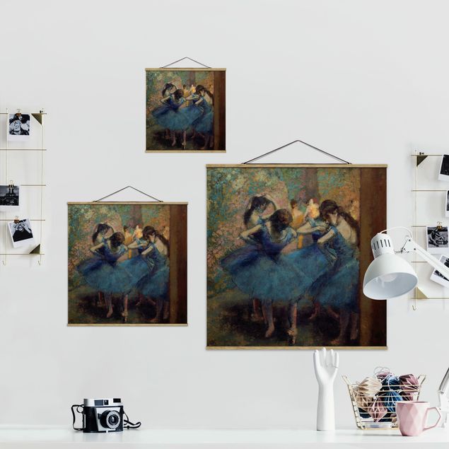 Billeder portræt Edgar Degas - Blue Dancers