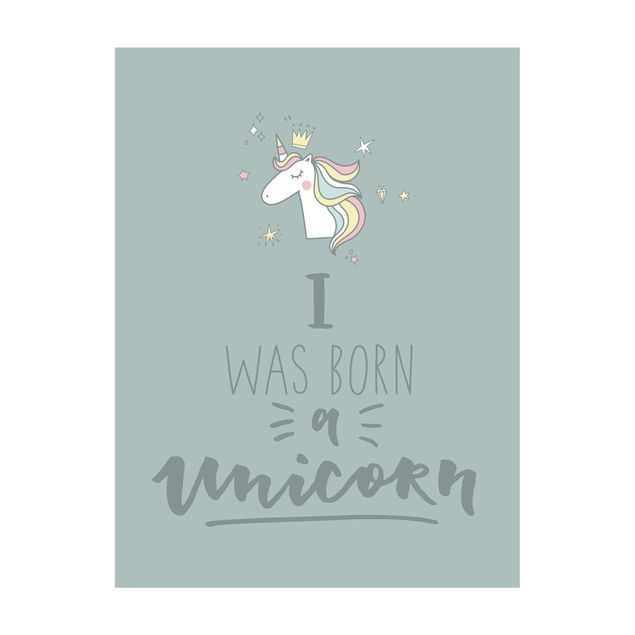 Store tæpper I Was Born A Unicorn