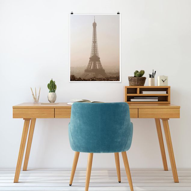 Plakater arkitektur og skyline Tour Eiffel