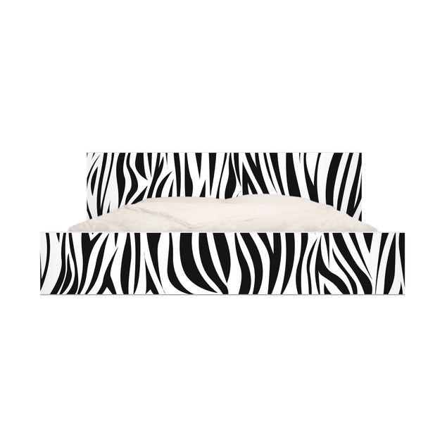 Selvklæbende folier Zebra Pattern