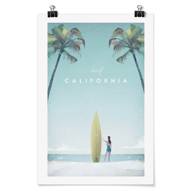 Billeder hav Travel Poster - California