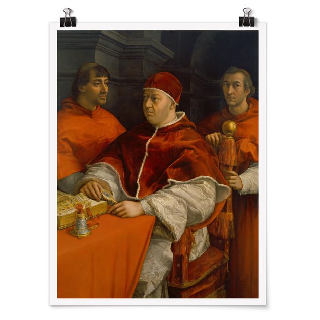 Plakater kunsttryk Raffael - Portrait of Pope Leo X