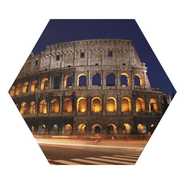Forex Colosseum in Rome at night