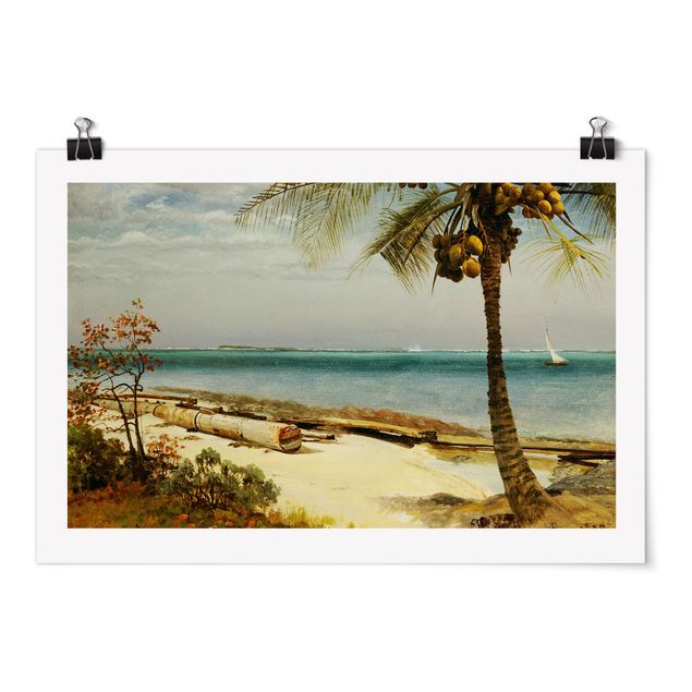 Billeder landskaber Albert Bierstadt - Tropical Coast