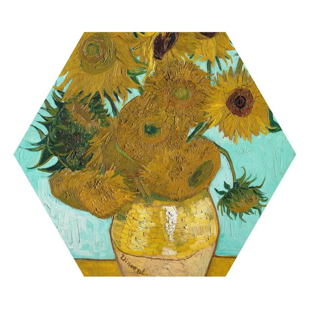 Kunst stilarter post impressionisme Vincent van Gogh - Sunflowers