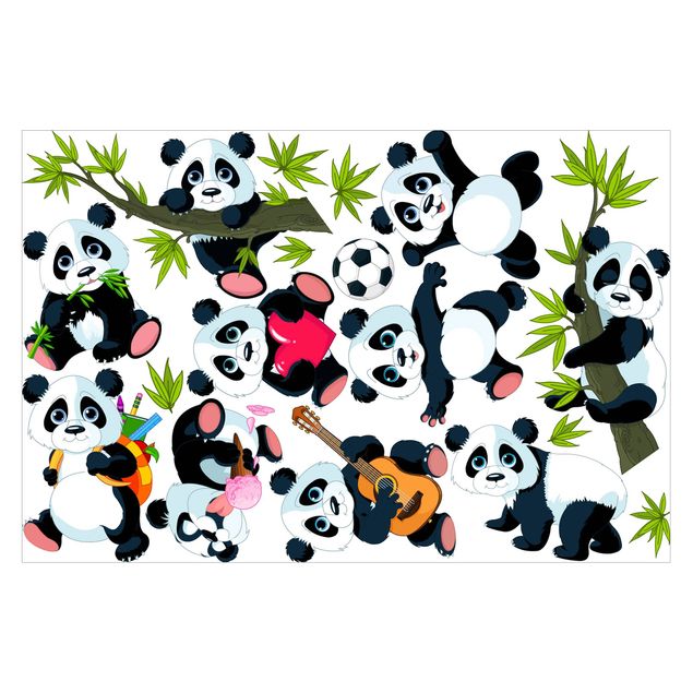 Selvklæbende folier Panda Bear Mega Set