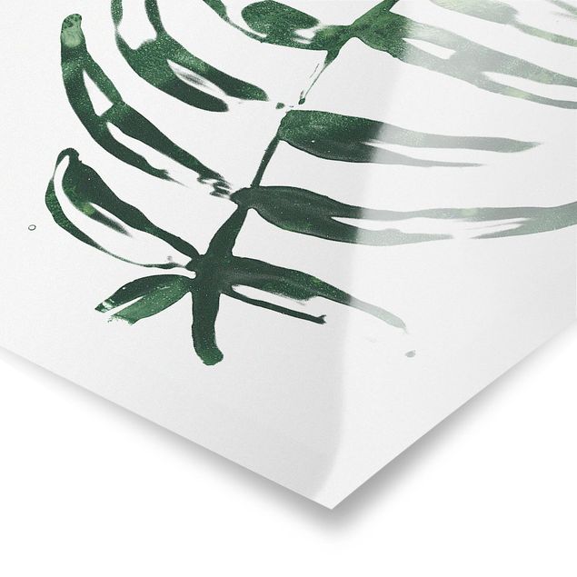 Plakater Tropical Leaves Water Color I