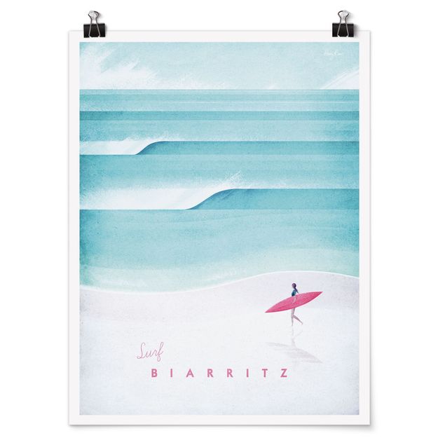 Billeder hav Travel Poster - Biarritz
