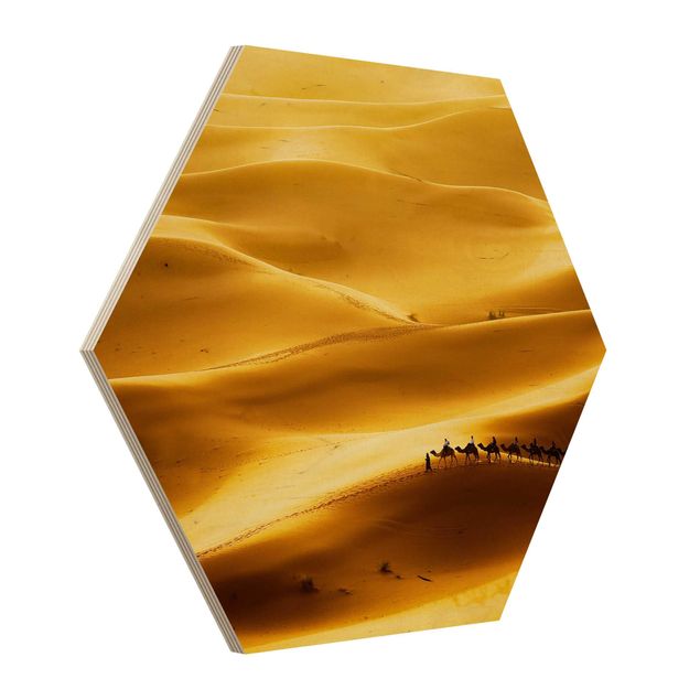 Sekskantede billeder Golden Dunes