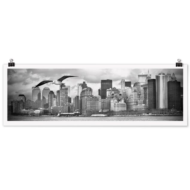 Plakater sort og hvid No.YK1 New York II