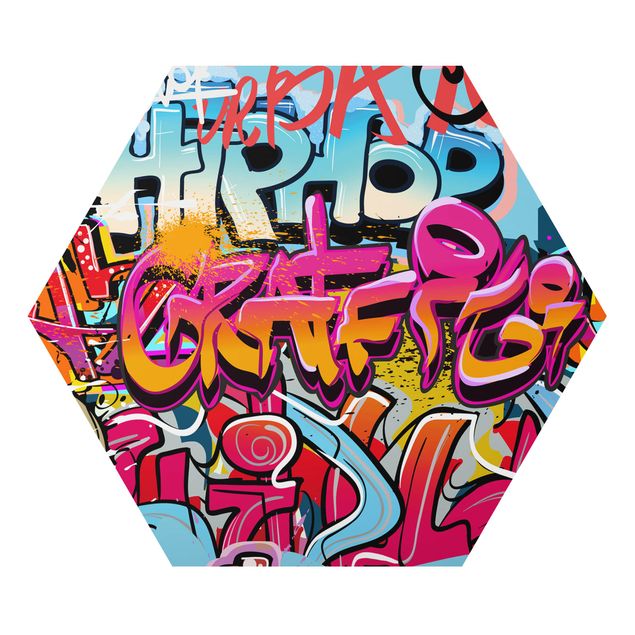 Billeder farvet Hip Hop Graffiti
