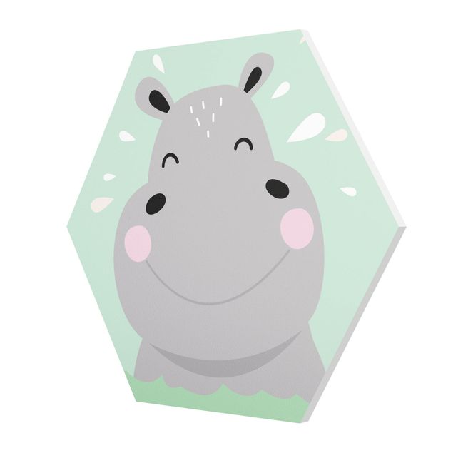 Billeder grå The Happiest Hippo
