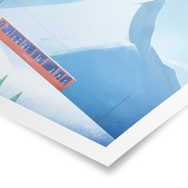 Plakater arkitektur og skyline Travel Poster - Zermatt